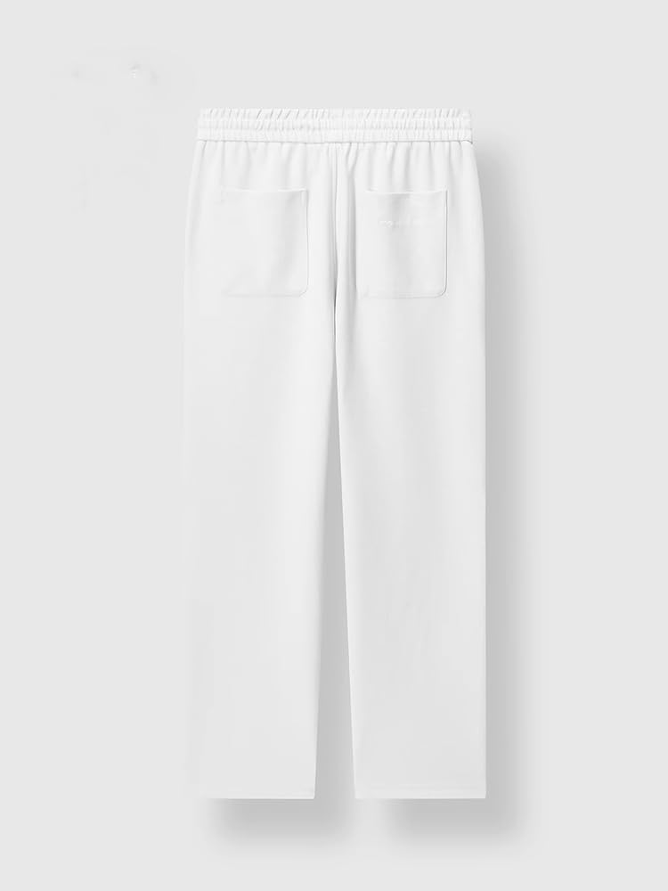 AIMAIBMLD Men's Spring Loose Straight Casual Wide-Legged Pants Commuter Pants