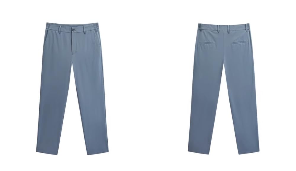 Men's Retro Straight Leg Dress Pants