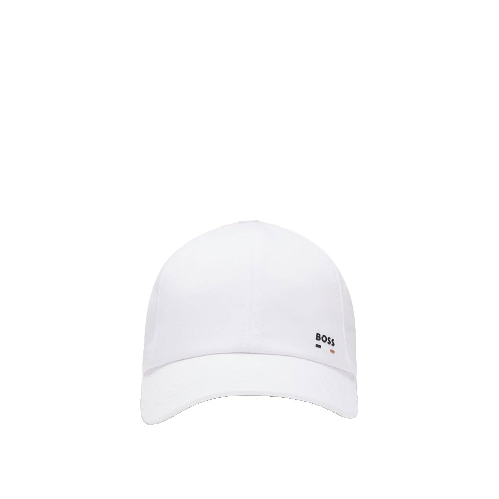 BOSS Men's Zed Icon 10277451 01 Cap, White 100, One Size