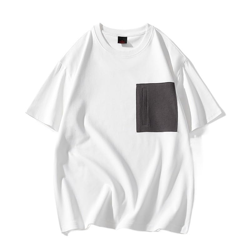 Short Sleeved T Shirt Men's Versatile Loose Round Neck Breathable Top