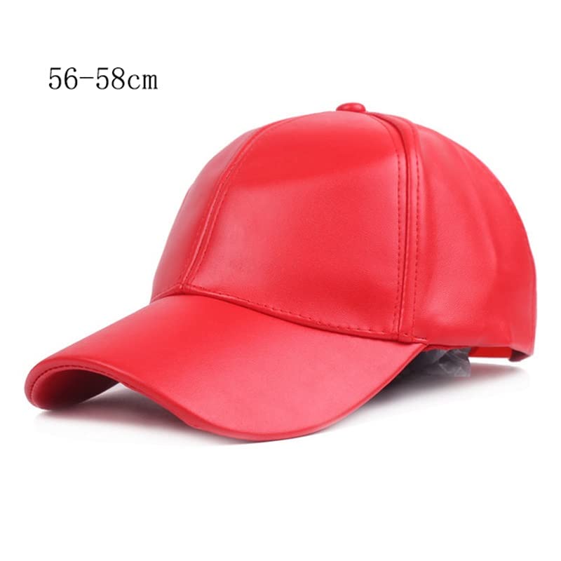 Leather Baseball Cap