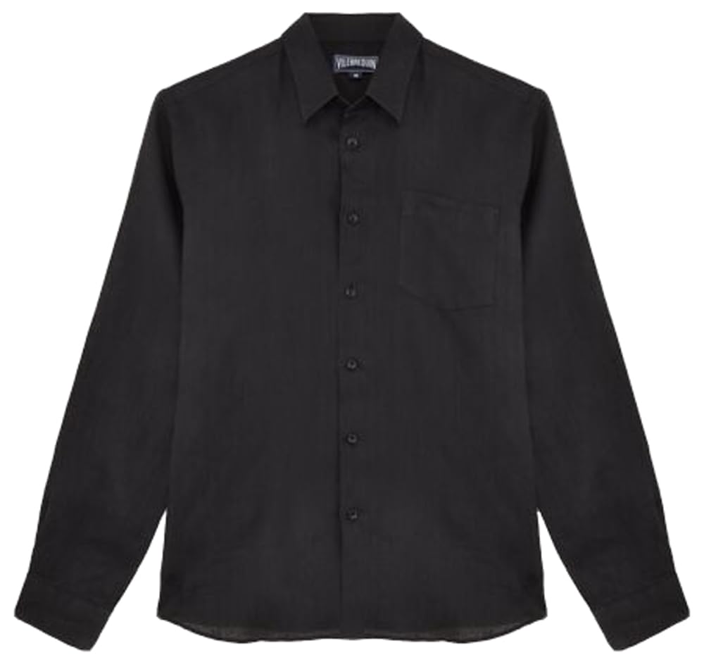 Men Linen Shirt Solid