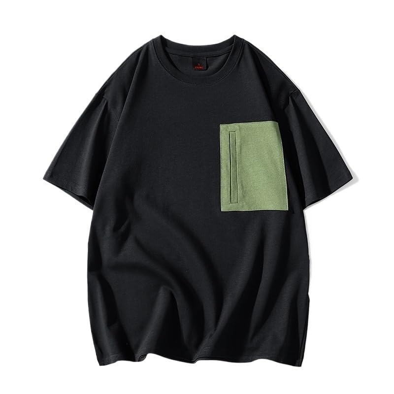 Short Sleeved T Shirt Men's Versatile Loose Round Neck Breathable Top