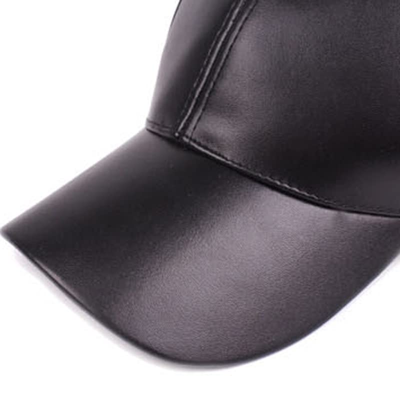 Leather Baseball Cap