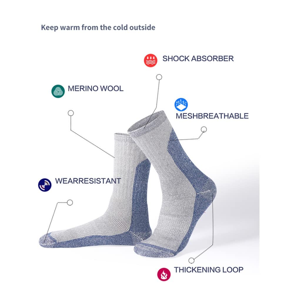 Unisex Wool Hiking Socks