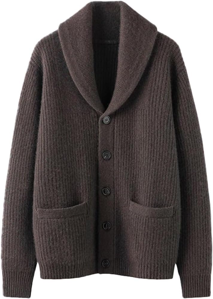 Men's Cashmere Shawl Collar Cardigan