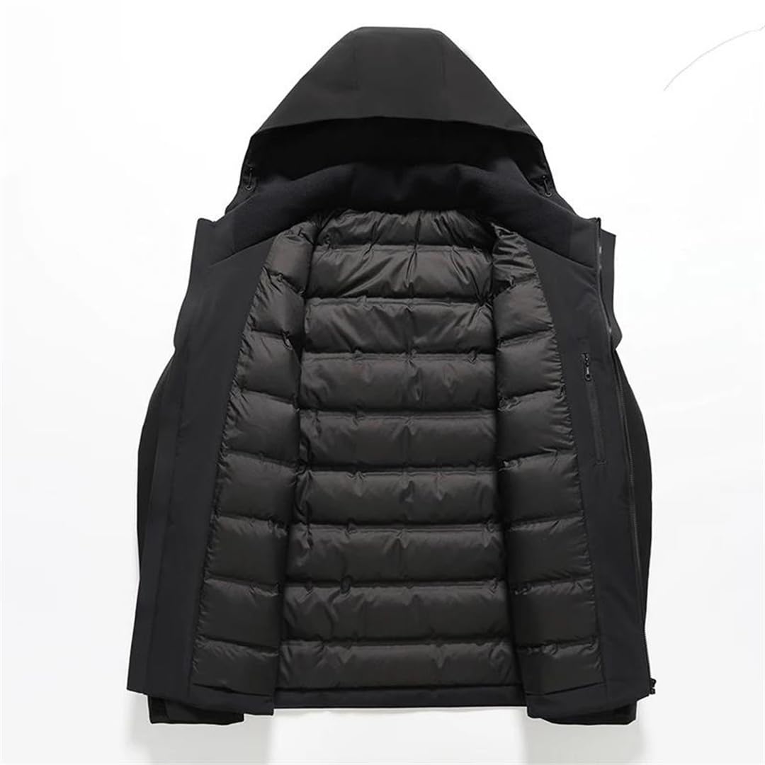 Men's Hooded Duck Down Puffer Jacket