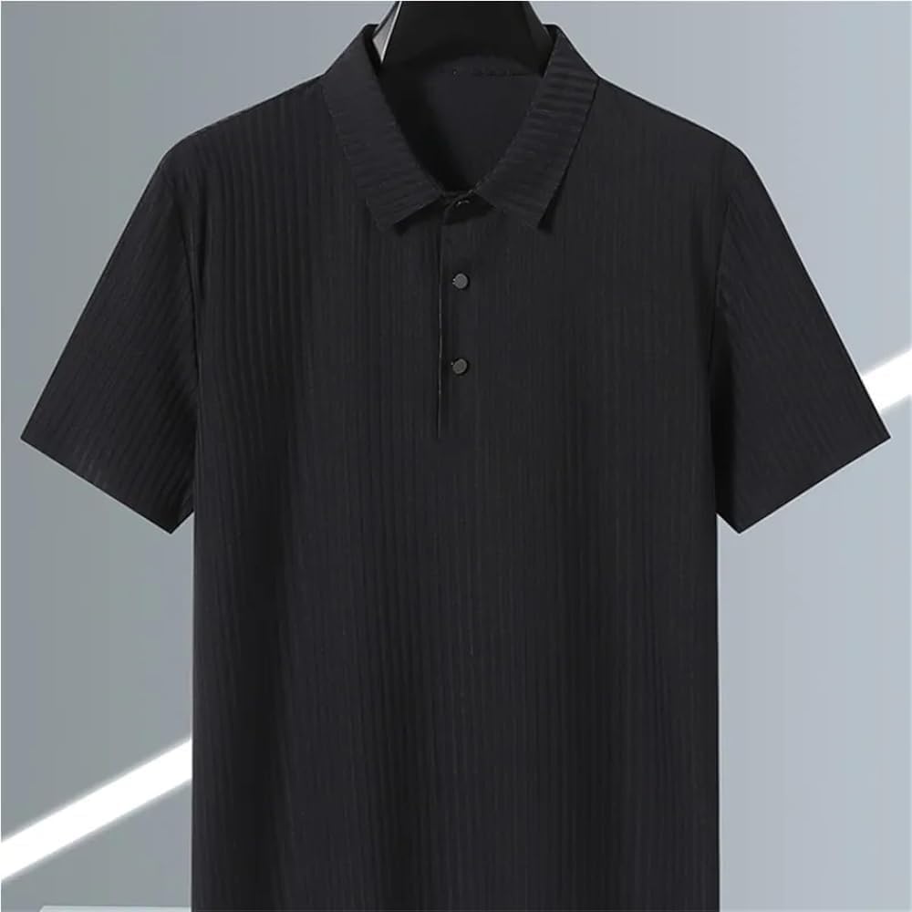 Solid Slim Fit Casual Comfort Polo Shirts for Men