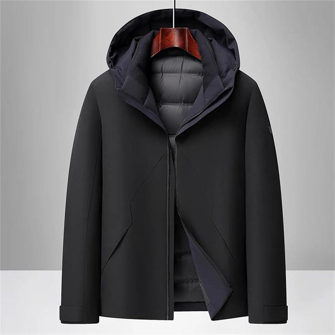 Men's Hooded Duck Down Puffer Jacket