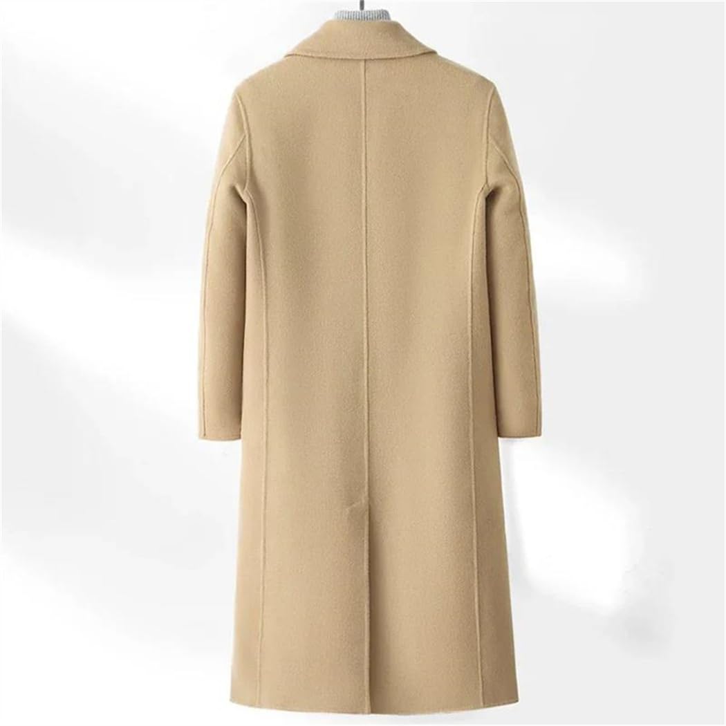 Men's Long Wool Overcoat