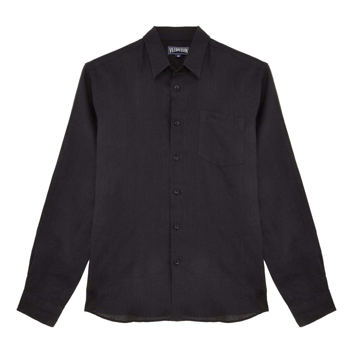Men Linen Shirt Solid