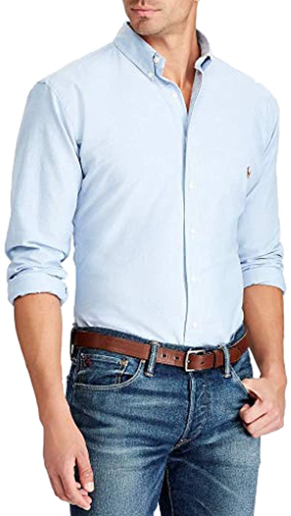POLO RALPH LAUREN Men's Classic Fit Plaid Oxford Shirt