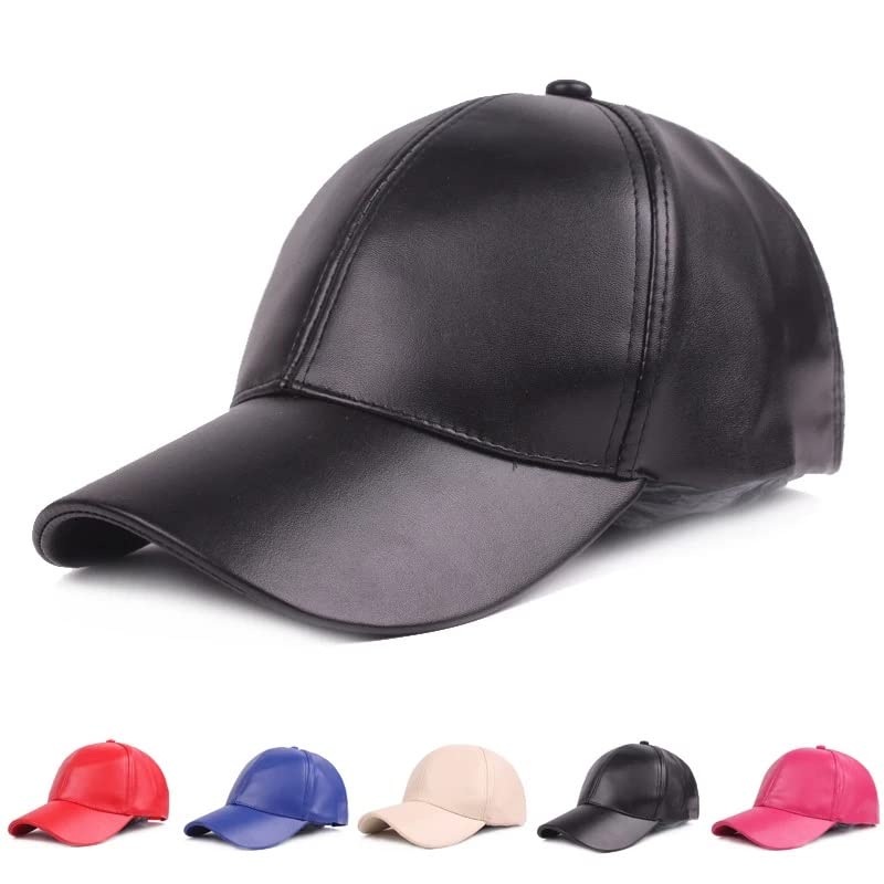Leather Baseball Cap