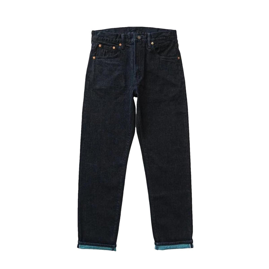Men's Jeans Double-Sided Dyed Pre-Shrunk Selvedge Jeans Regular Fit Straight Pants