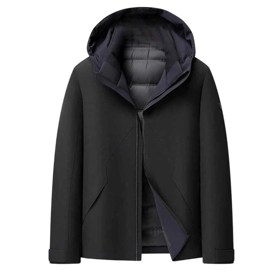Men's Hooded Duck Down Puffer Jacket