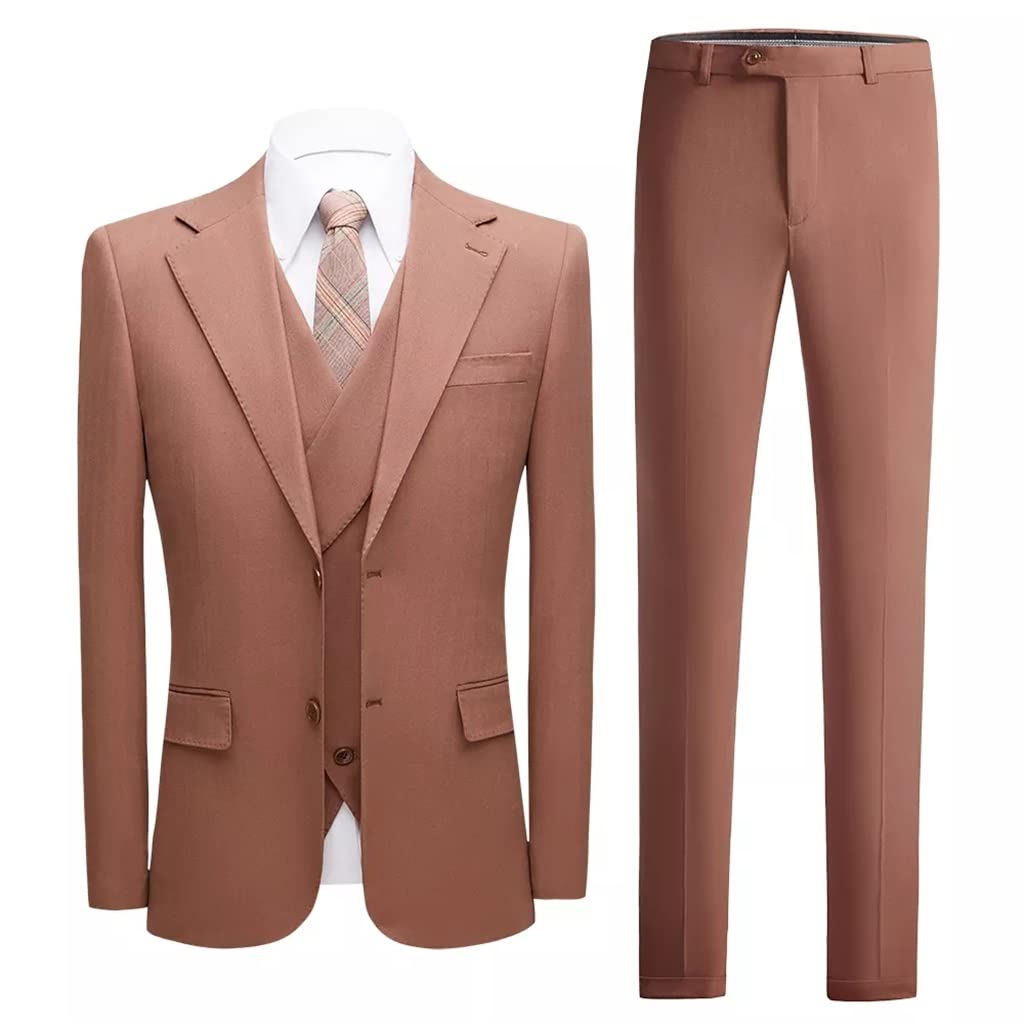 Men's 3-Piece Wedding & Business Suit Set