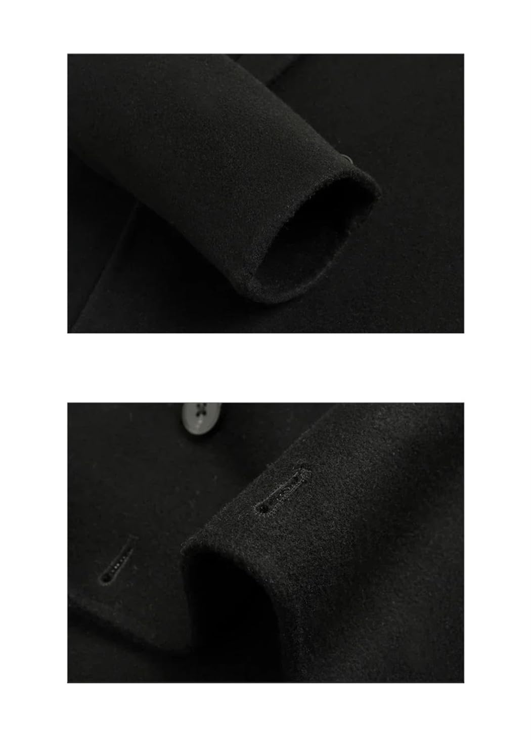 Men's Long Wool Overcoat
