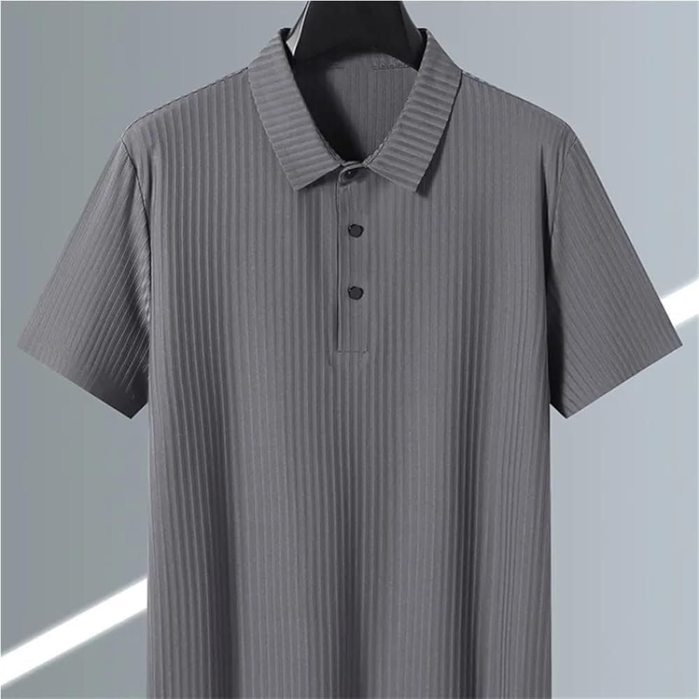 Solid Slim Fit Casual Comfort Polo Shirts for Men