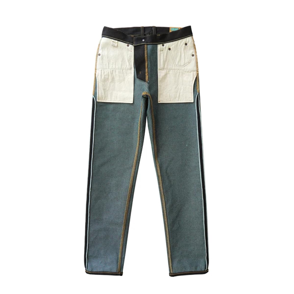 Men's Jeans Double-Sided Dyed Pre-Shrunk Jeans Regular Fit