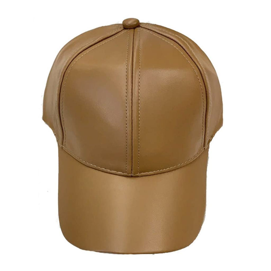 Leather Baseball Cap