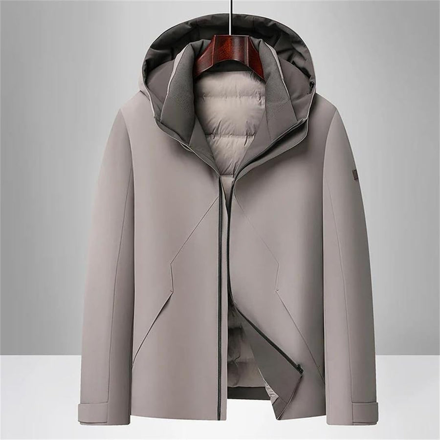 Men's Hooded Duck Down Puffer Jacket