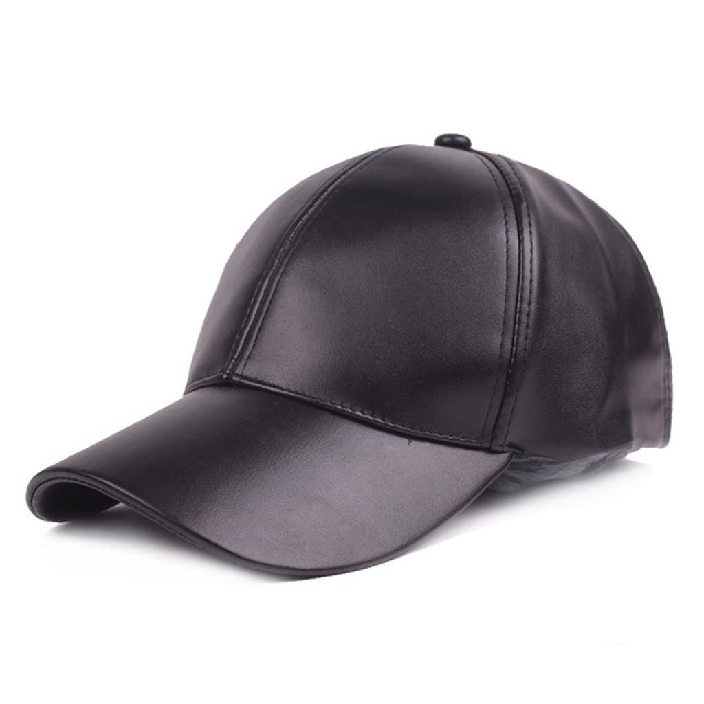 Leather Baseball Cap