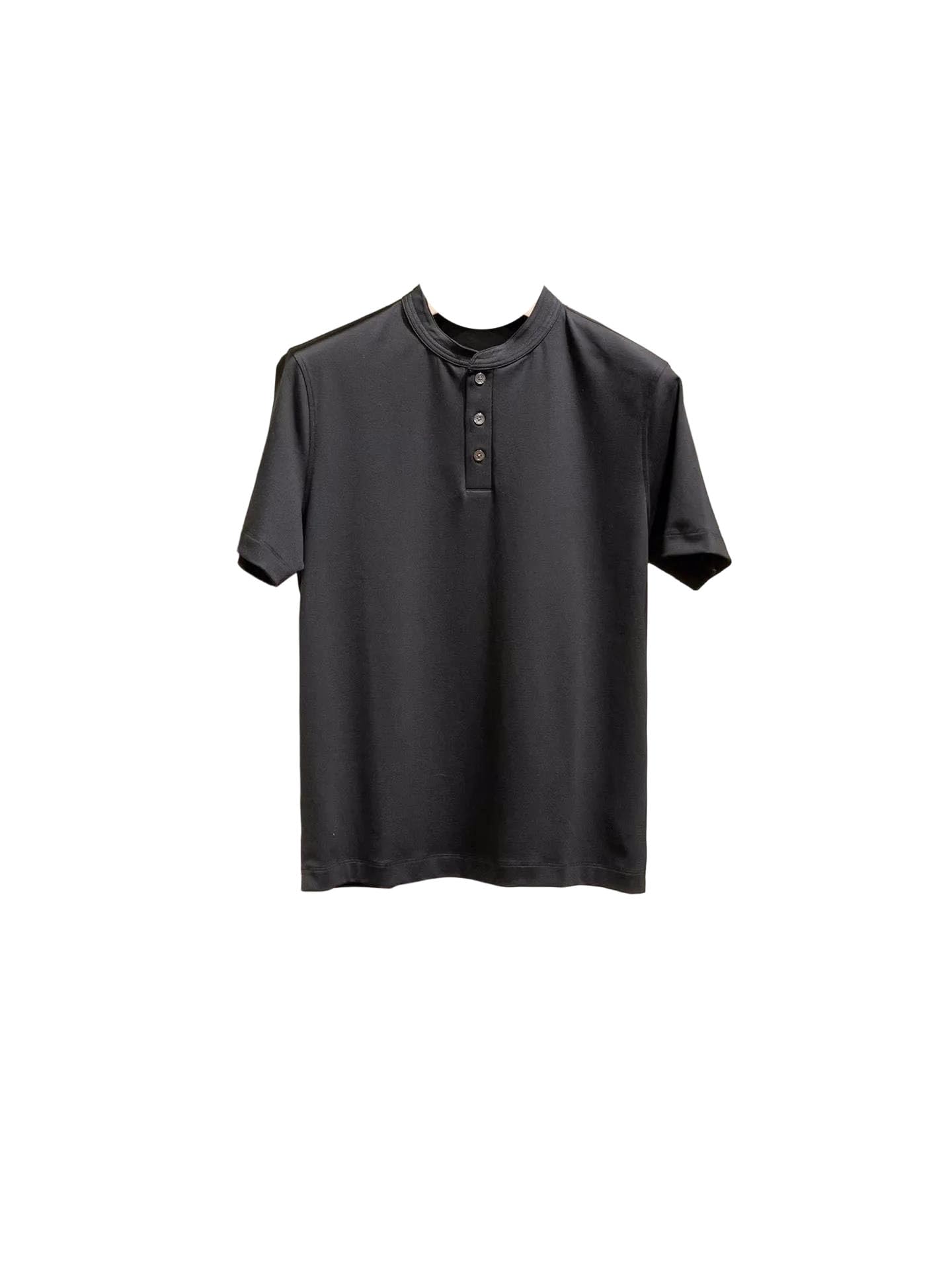 Men's Cotton Henley T-Shirt Short Sleeve Lightweight Casual Summer Tee
