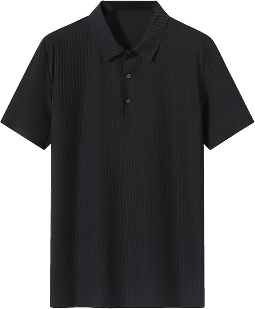 Solid Slim Fit Casual Comfort Polo Shirts for Men