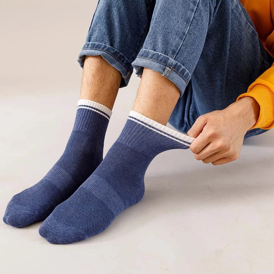 Men's Breathable Cotton Ankle Socks