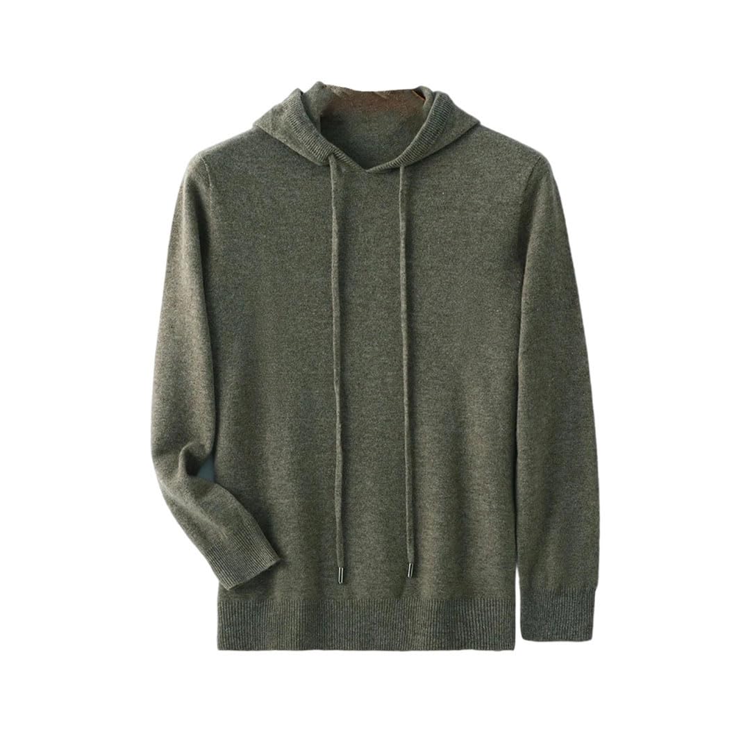 Men's Cashmere Knit Hoodie
