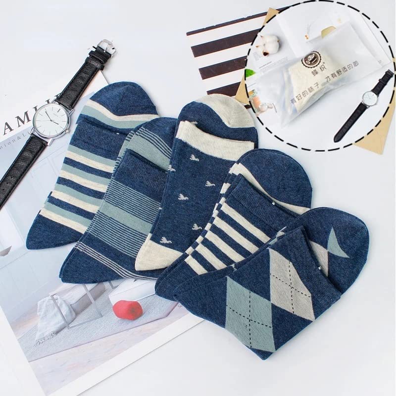 Socks Men Cotton Striped Long Comfortable Middle Tube Sports Running Man
