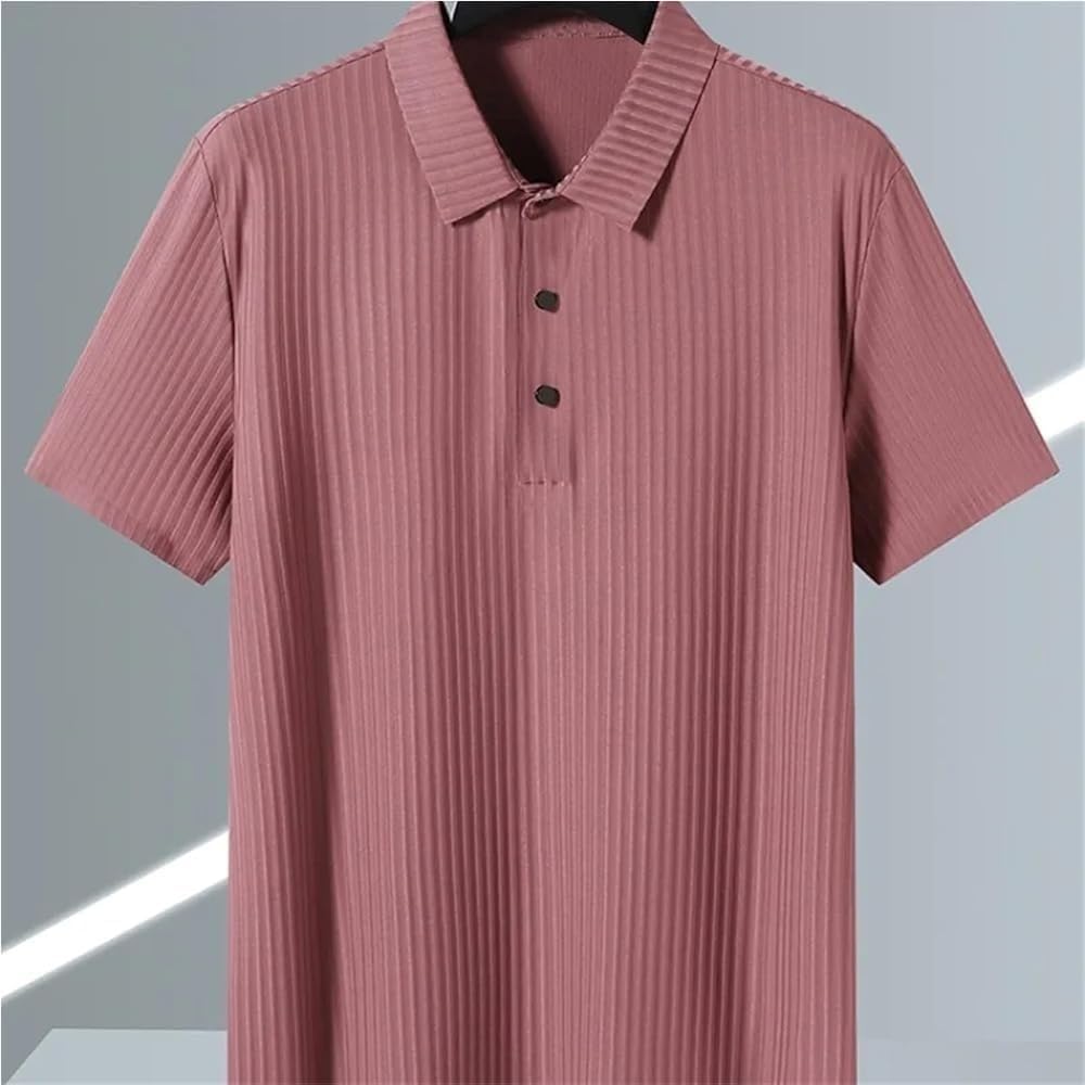 Solid Slim Fit Casual Comfort Polo Shirts for Men