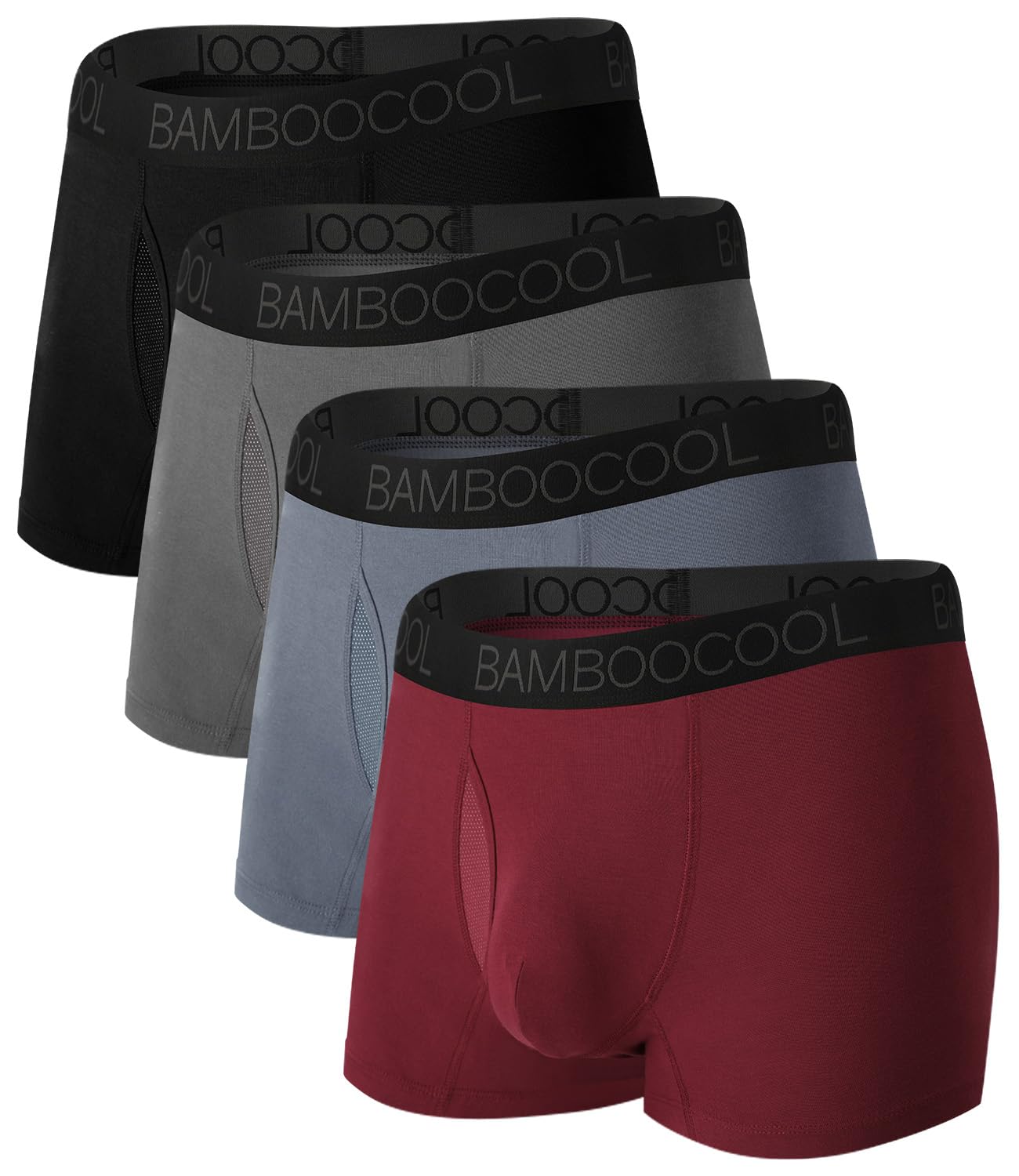Men's Breathable Performance Trunks 4-Pack