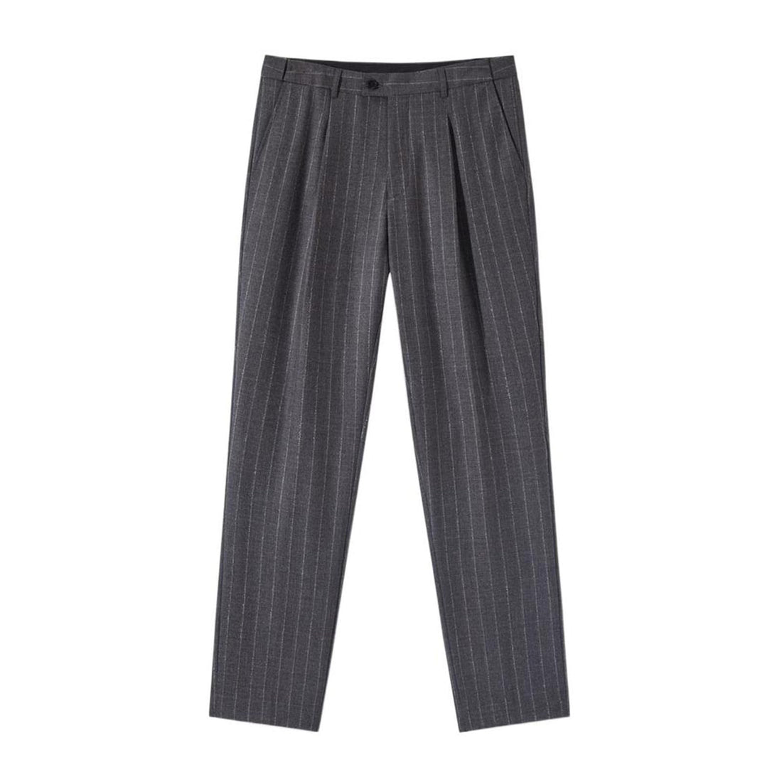 Men's Striped Straight Leg Dress Pants