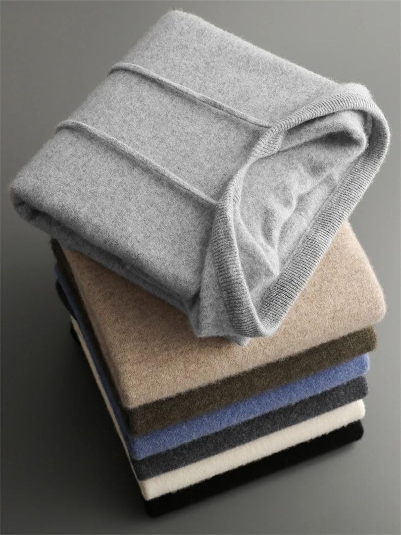 Men's Cashmere Knit Hoodie