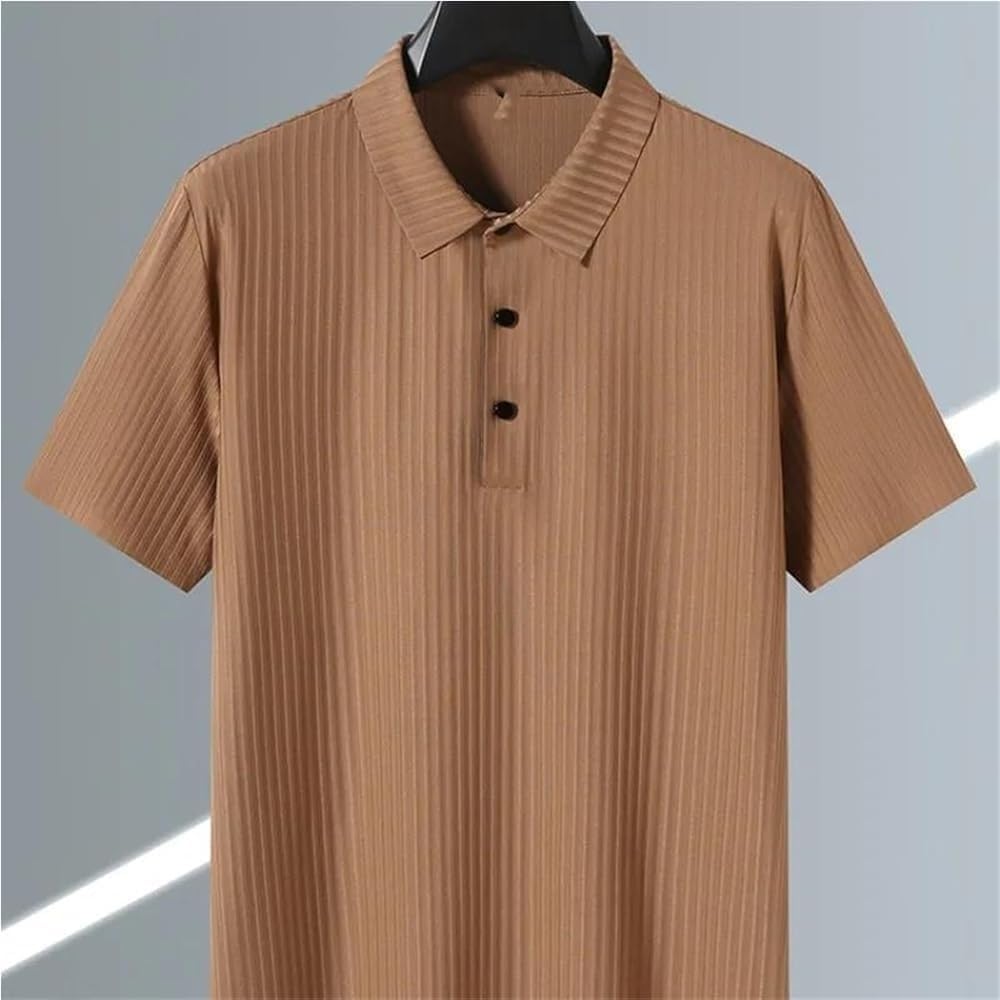 Solid Slim Fit Casual Comfort Polo Shirts for Men