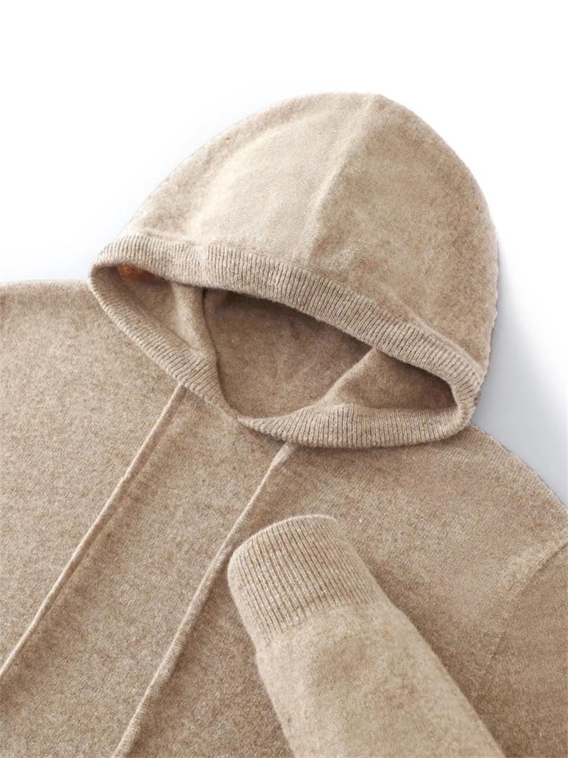 Men's Cashmere Knit Hoodie