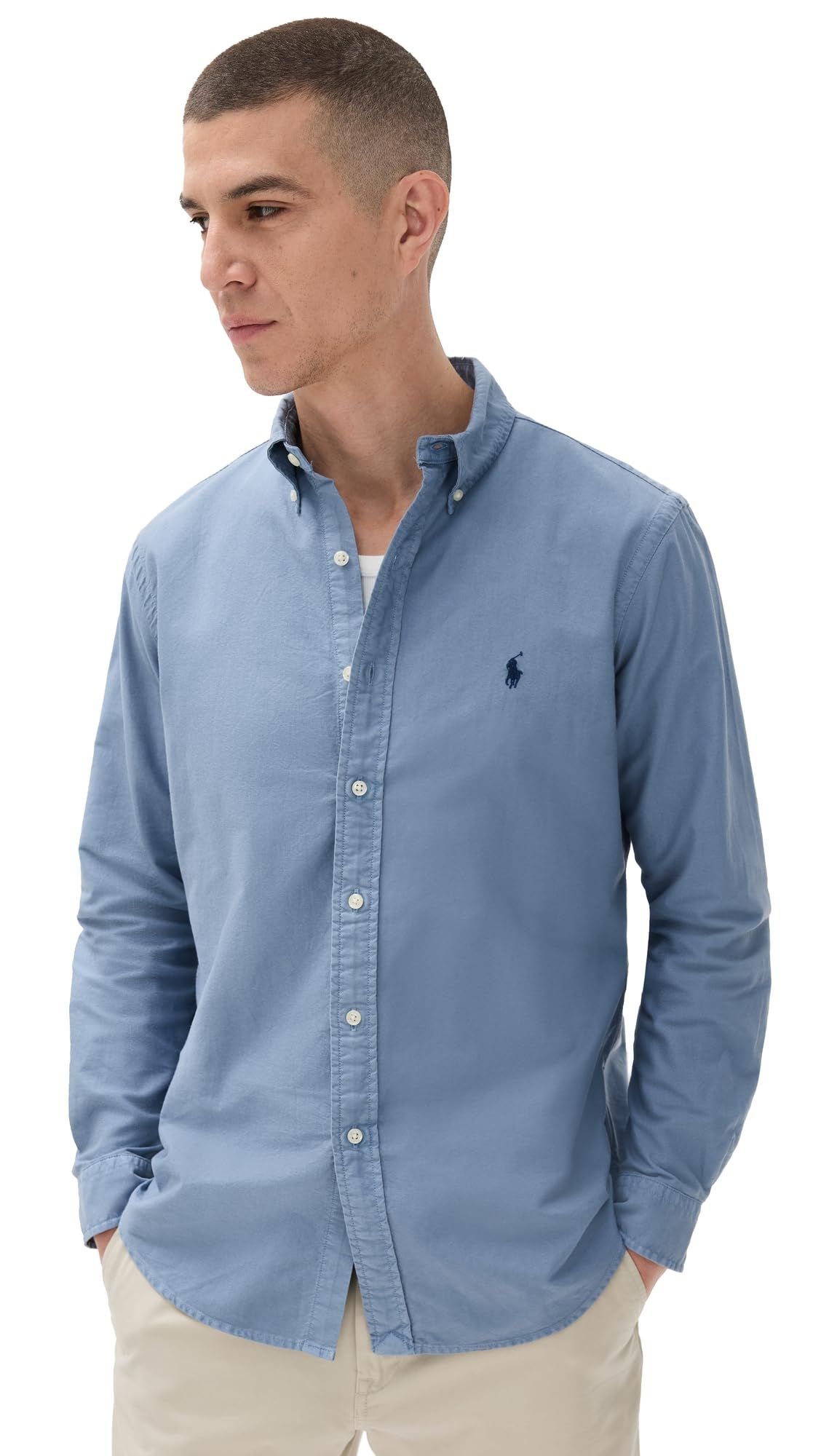 POLO RALPH LAUREN Men's Classic Fit Plaid Oxford Shirt