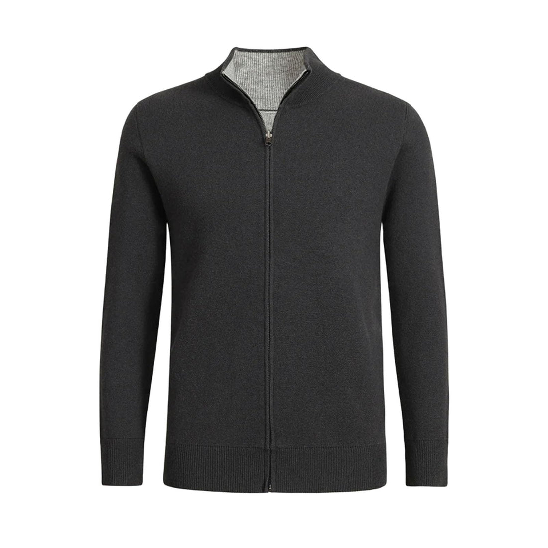 Men's Cashmere Stand Collar Cardigan
