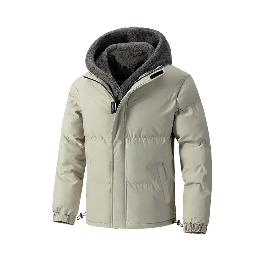 Men's Plus Size Hooded Winter Parka