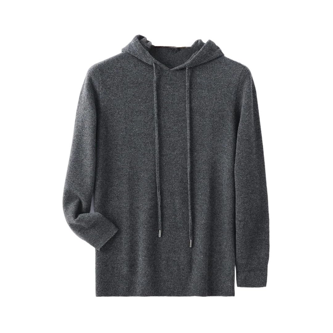 Men's Cashmere Knit Hoodie