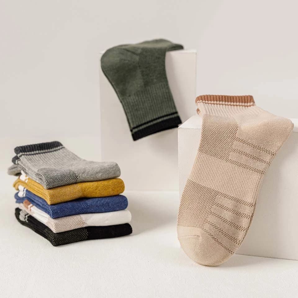 Men's Breathable Cotton Ankle Socks