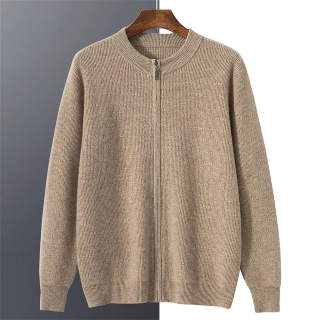 Autumn Cashmere Sweater Winter Clothing Men's Sweater Thick Cardigan Knitted Sweater