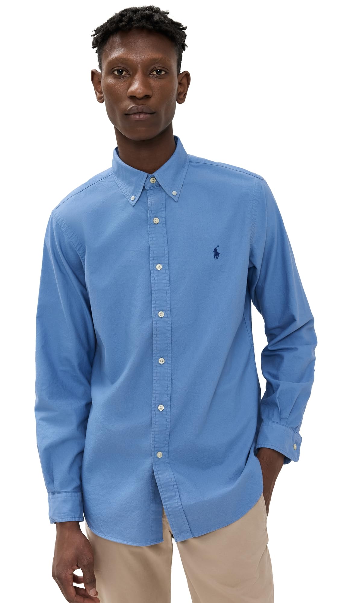 POLO RALPH LAUREN Men's Classic Oxford Long Sleeve Sport Shirt