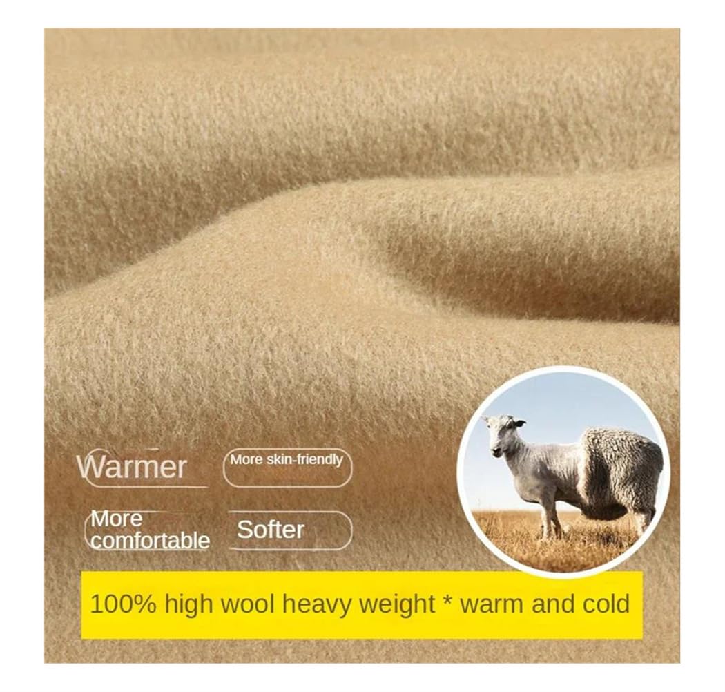 Men's Long Wool Overcoat