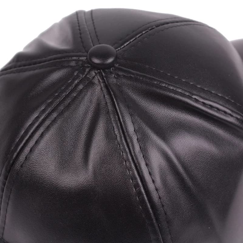 Leather Baseball Cap