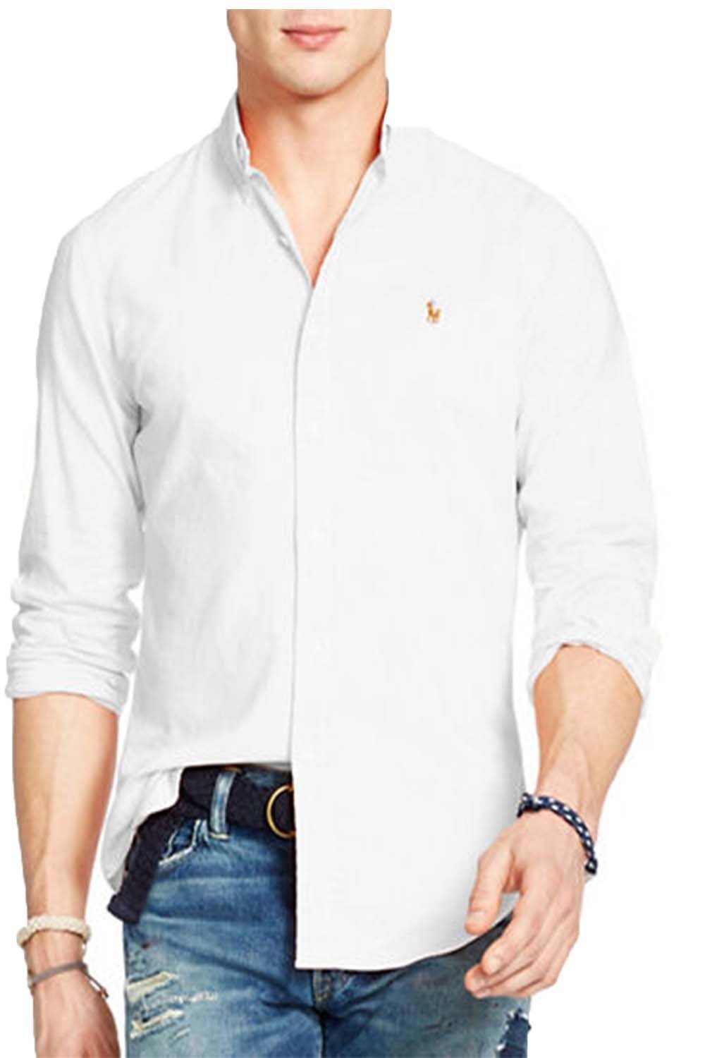 POLO RALPH LAUREN Men's Classic Oxford Long Sleeve Sport Shirt