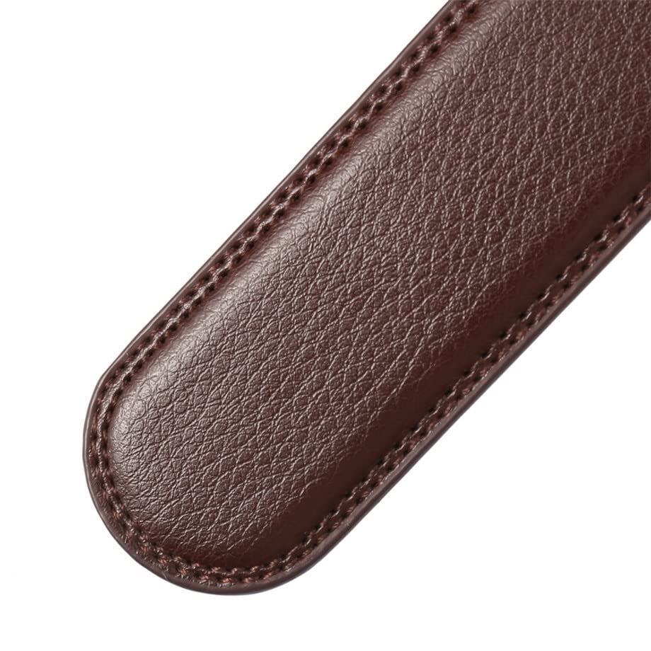 IIPOSAQQ Belt Men Genuine Leather Belts Strap Male Coffee Formal