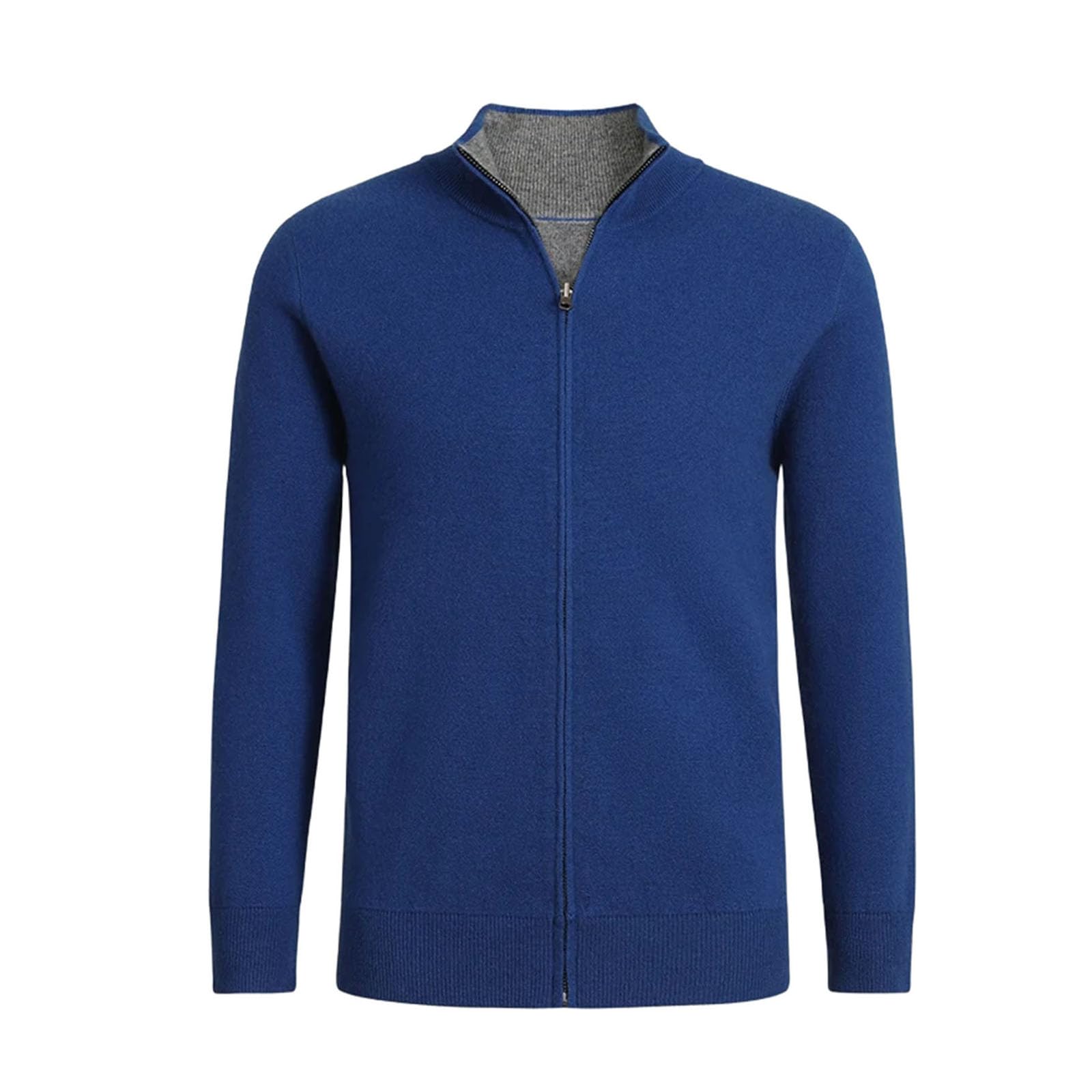 Men's Cashmere Stand Collar Cardigan