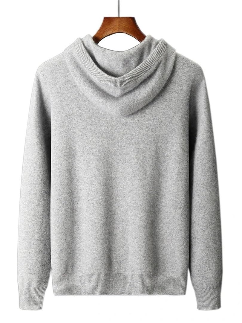 Men's Cashmere Knit Hoodie